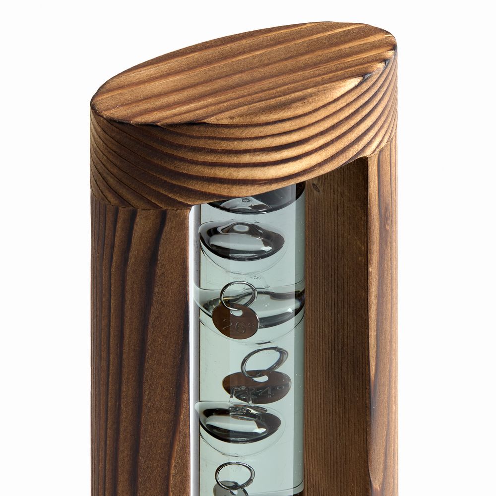 Термометр «Галилей» в деревянном корпусе, серый — изображение 4