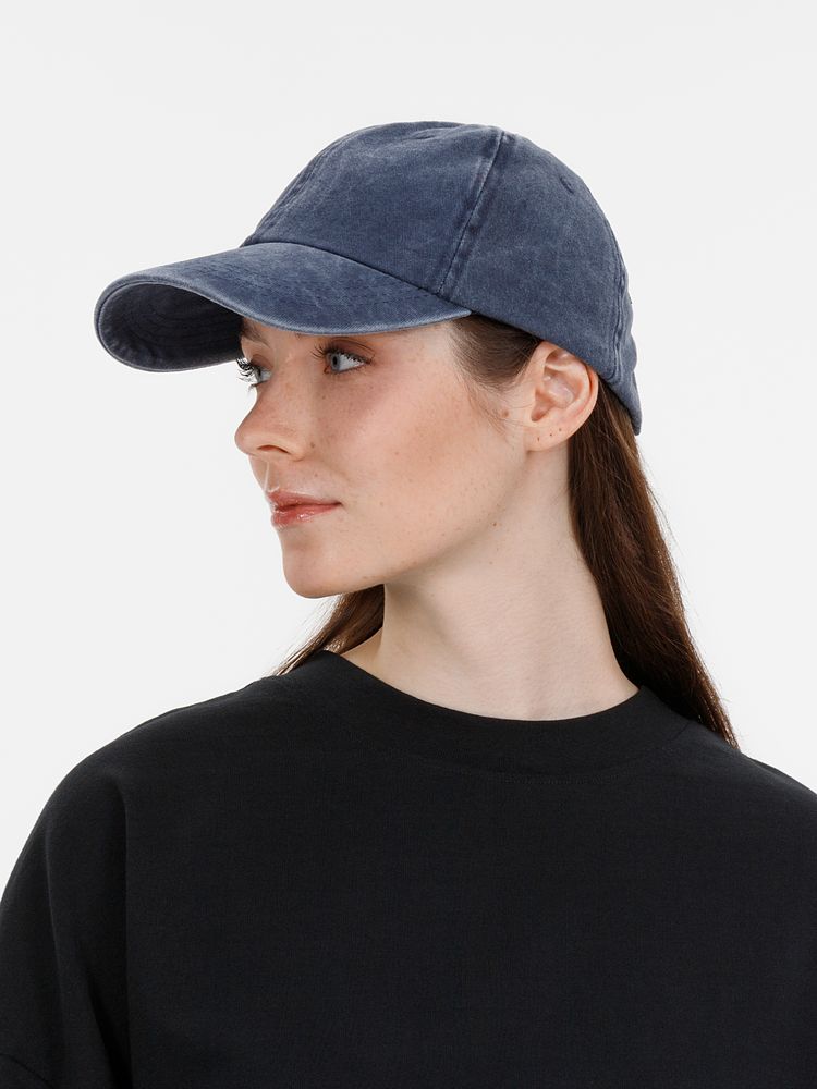 Бейсболка Berwi, темно-синяя — изображение 10