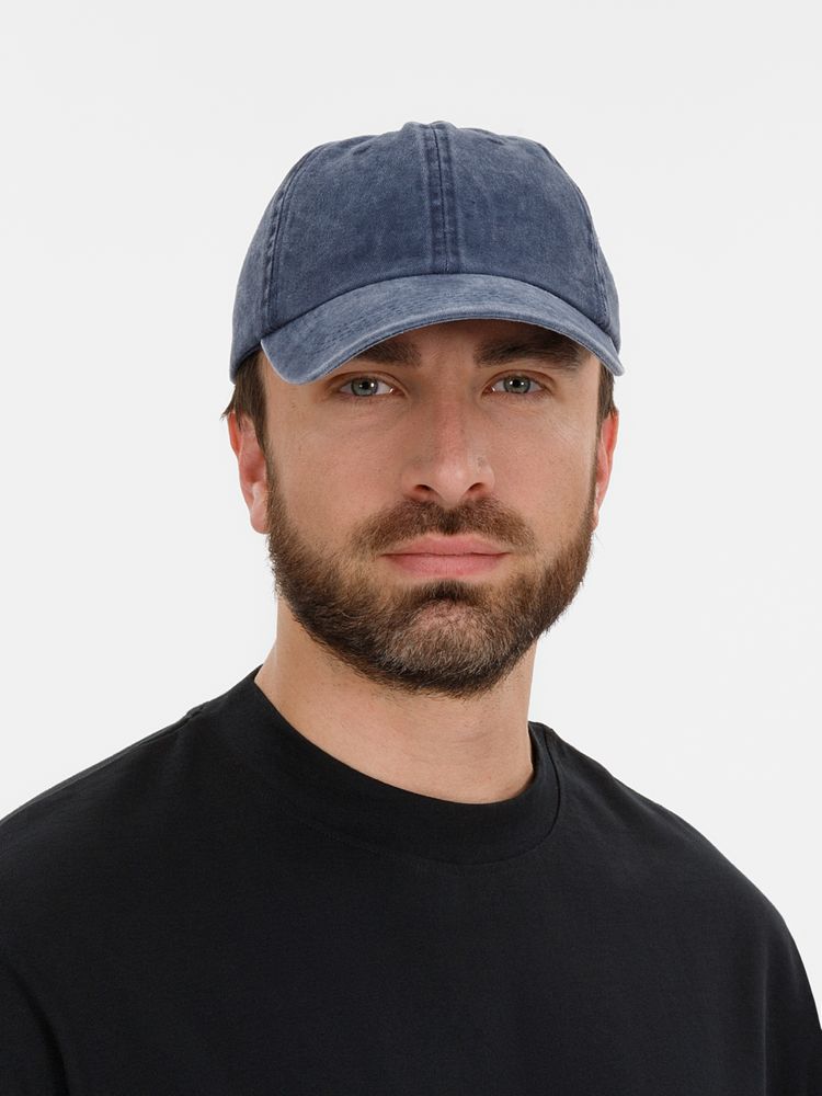 Бейсболка Berwi, темно-синяя — изображение 6