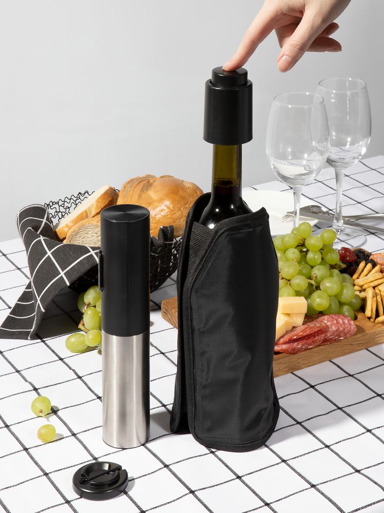 Винный набор Winetura, черный — изображение 5