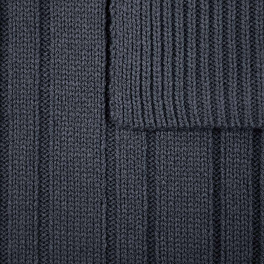 Шарф Knit Beat, серый (графит) — изображение 5