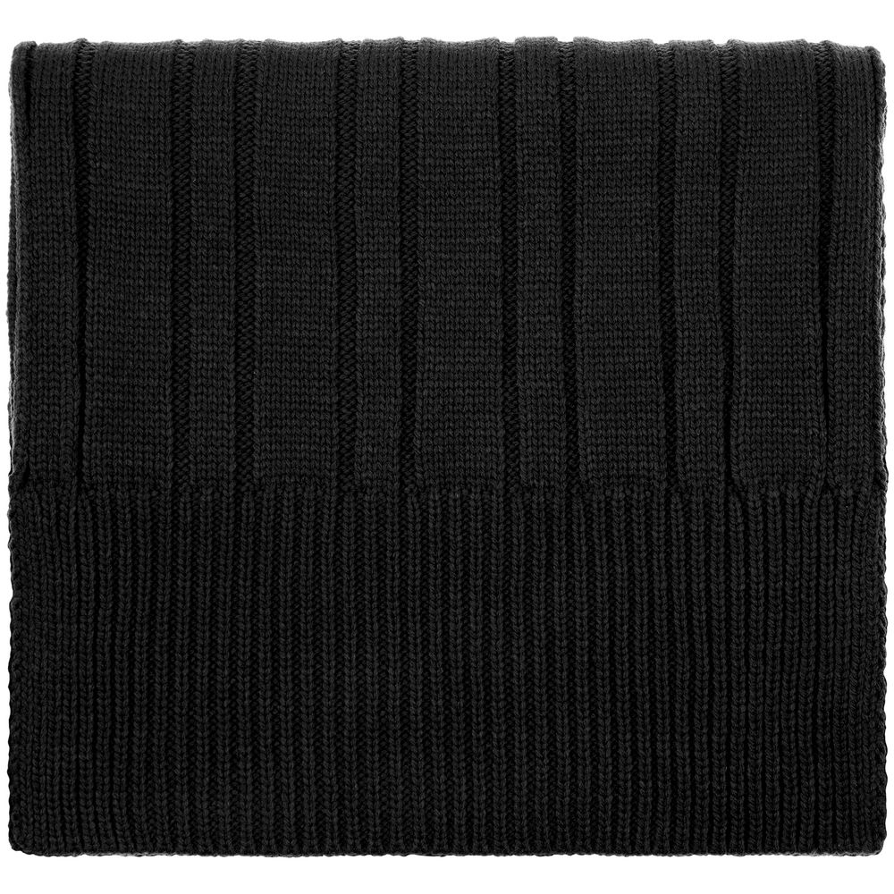 Шарф Knit Beat, черный — изображение 3