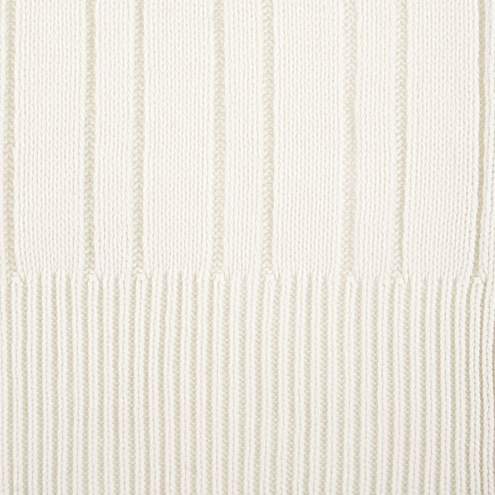 Шарф Knit Beat, белый (молочный) — изображение 4