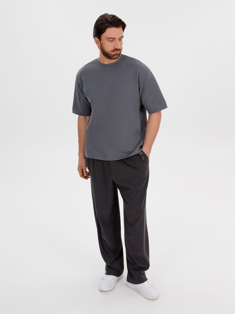 Джемпер с коротким рукавом Siluetti Volumica, серый — изображение 11