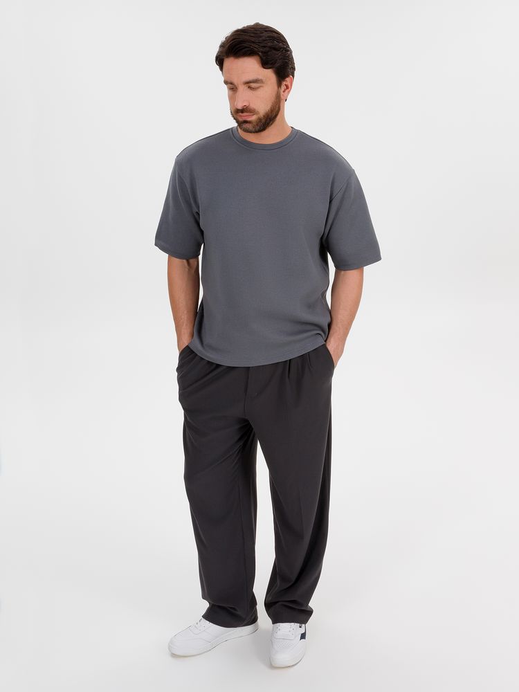 Джемпер с коротким рукавом Siluetti Volumica, серый — изображение 12