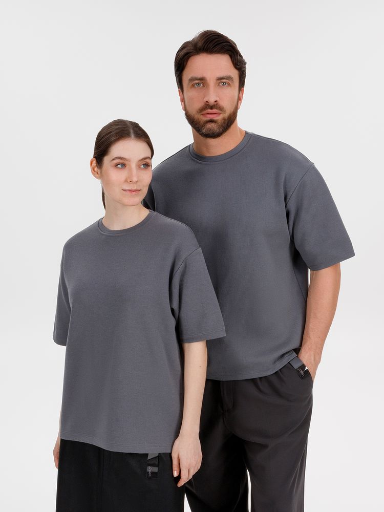 Джемпер с коротким рукавом Siluetti Volumica, серый — изображение 13