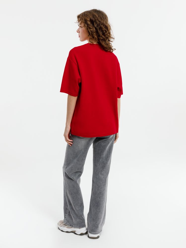 Джемпер с коротким рукавом Siluetti Volumica, красный — изображение 7