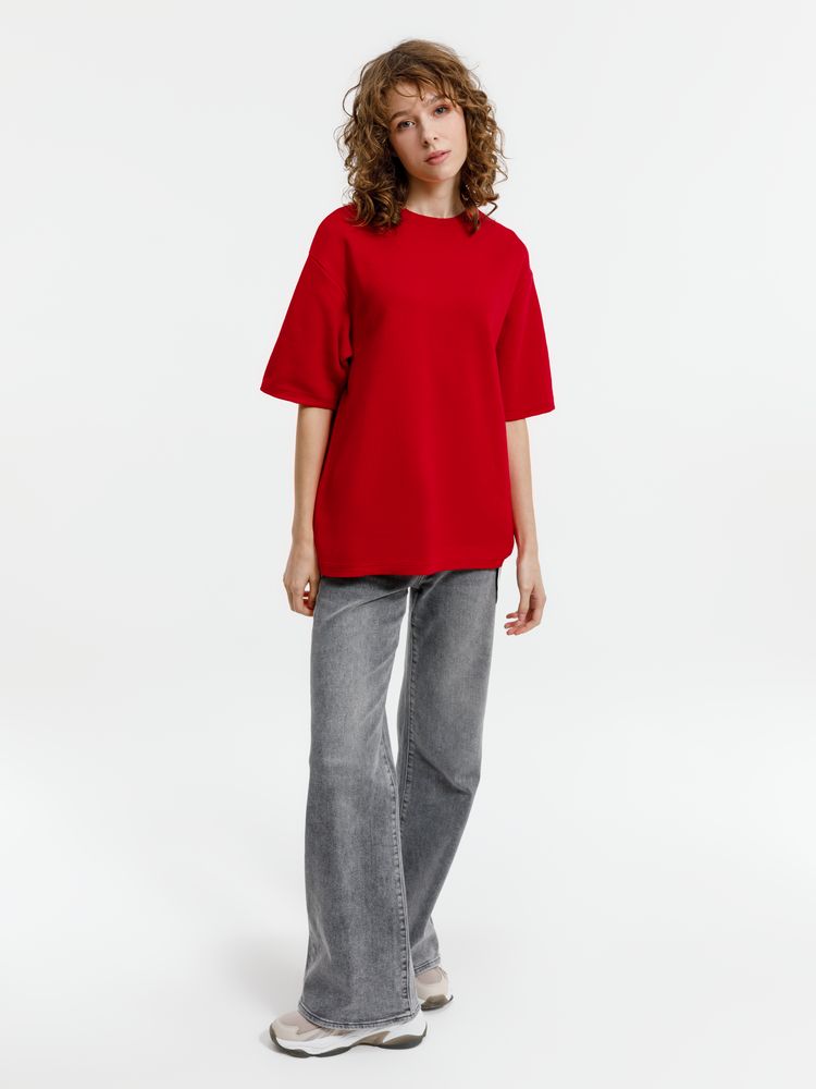 Джемпер с коротким рукавом Siluetti Volumica, красный — изображение 6