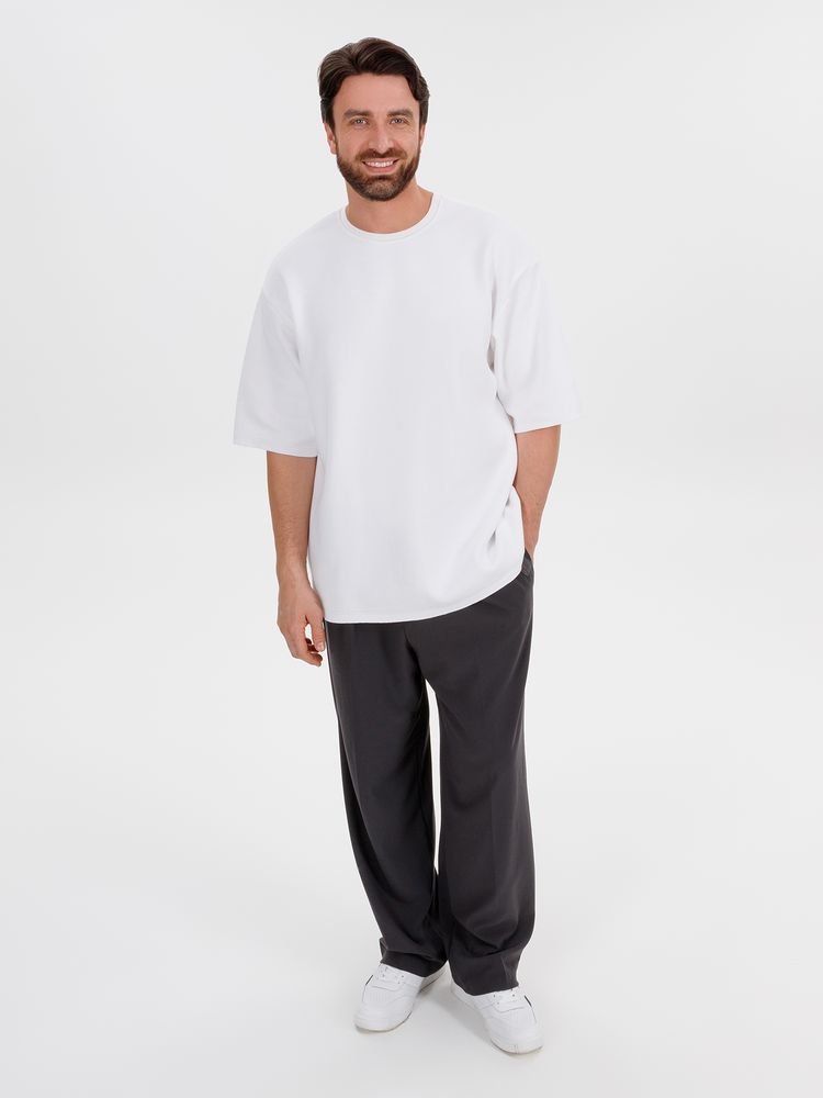 Джемпер с коротким рукавом Siluetti Volumica, молочно-белый — изображение 11