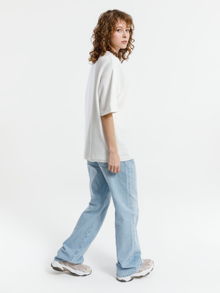 Джемпер с коротким рукавом Siluetti Volumica, молочно-белый — изображение 6