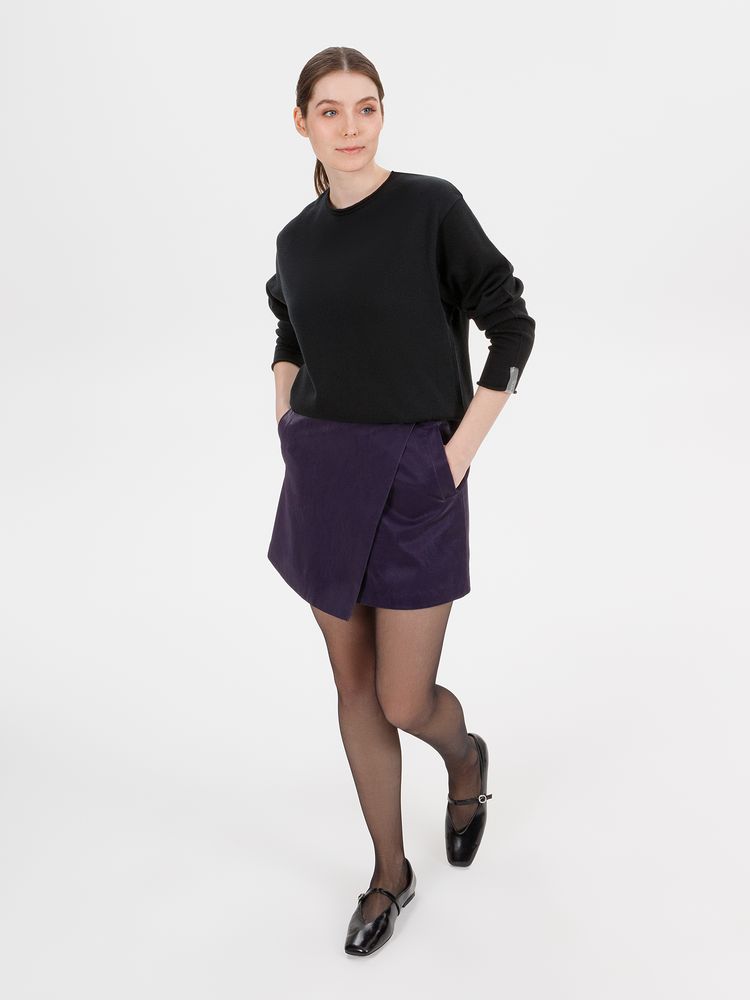 Лонгслив унисекс Siluetti Fuori, черный — изображение 8