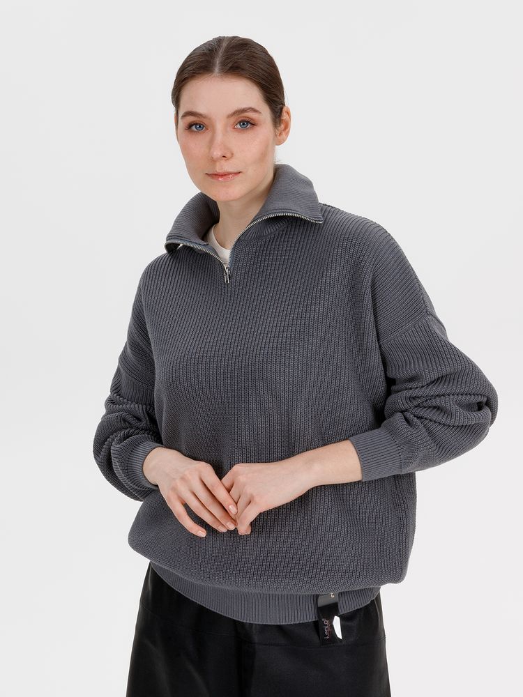 Джемпер Siluetti Birne, серый — изображение 7