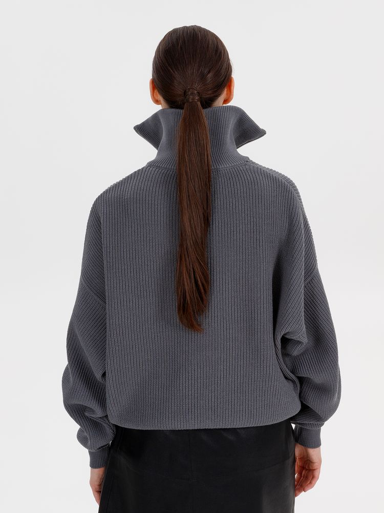 Джемпер Siluetti Birne, серый — изображение 8