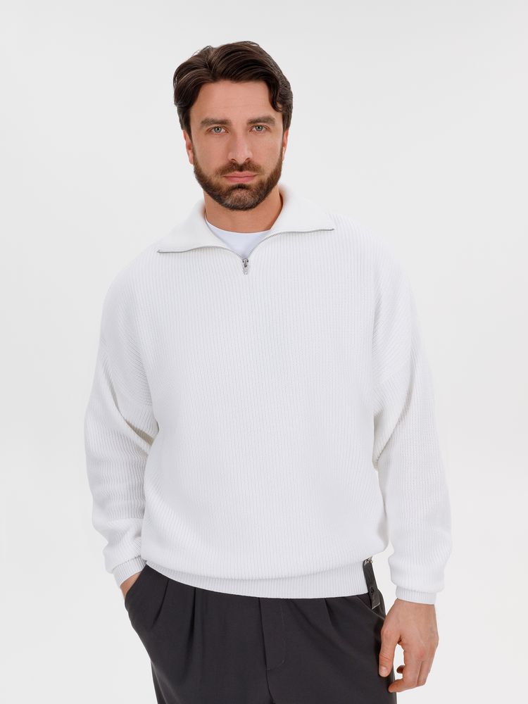 Джемпер Siluetti Birne, молочно-белый — изображение 11