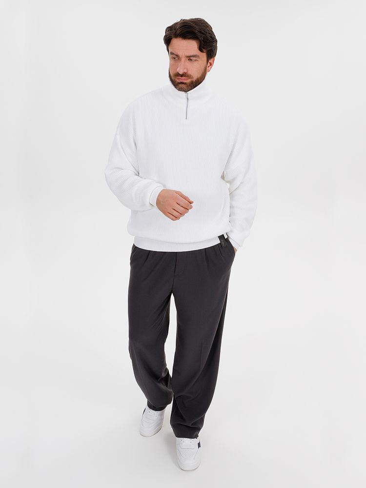 Джемпер Siluetti Birne, молочно-белый — изображение 13