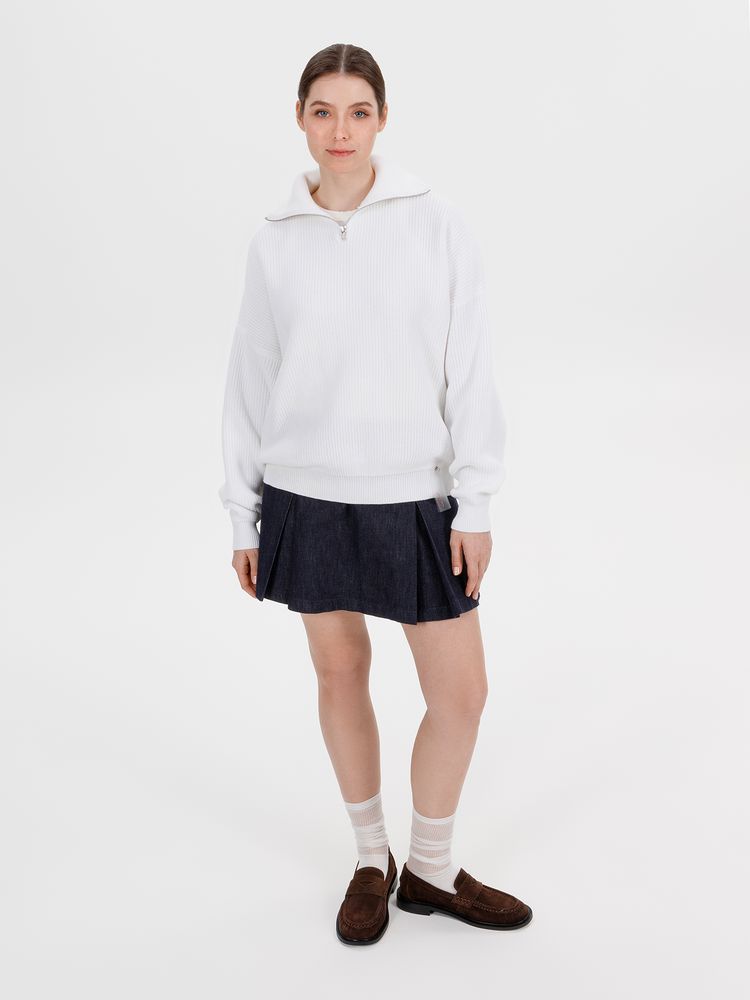 Джемпер Siluetti Birne, молочно-белый — изображение 8