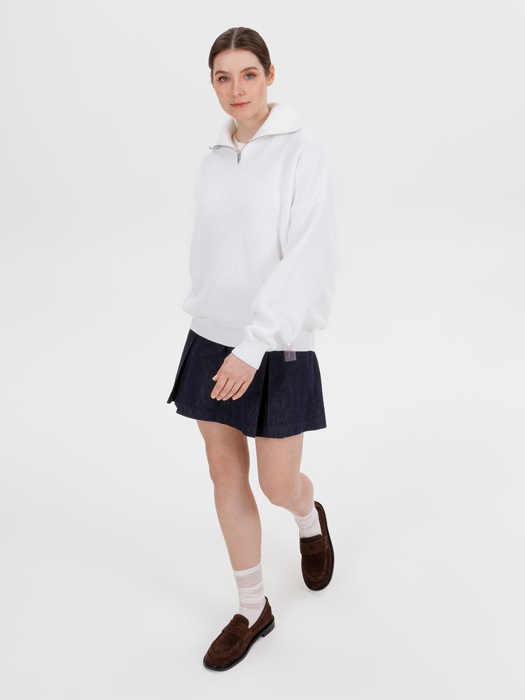 Джемпер Siluetti Birne, молочно-белый — изображение 9