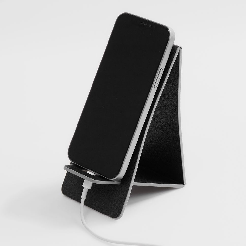 Подставка для телефона Petrus, черная — изображение 3