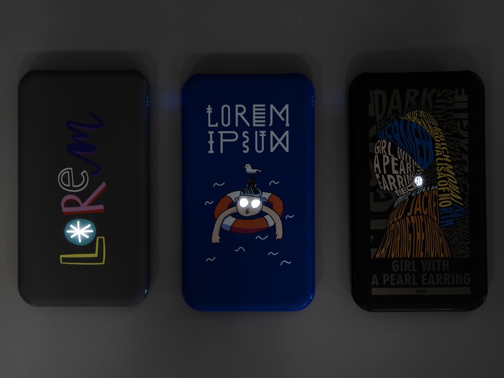 Аккумулятор Uniscend Starry с подсветкой, 5000 мАч, черный — изображение 8