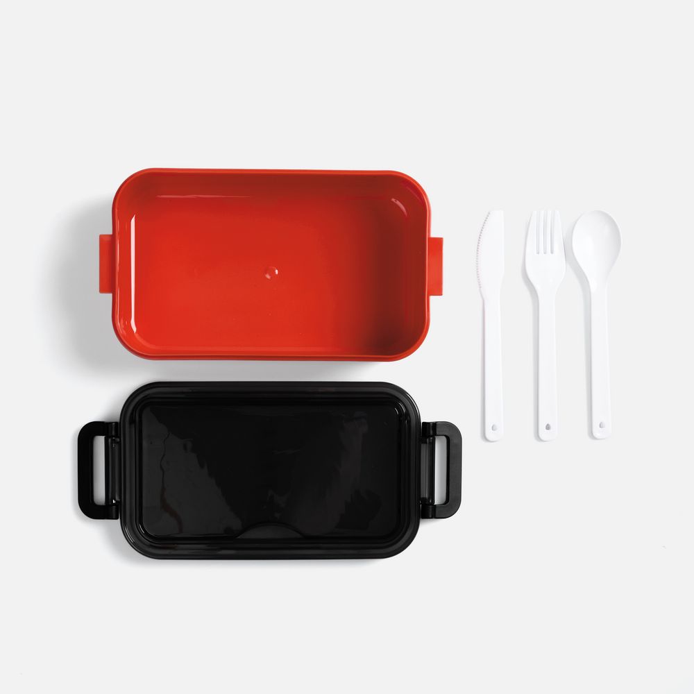 Ланчбокс Pranzo, красный с черным — изображение 5