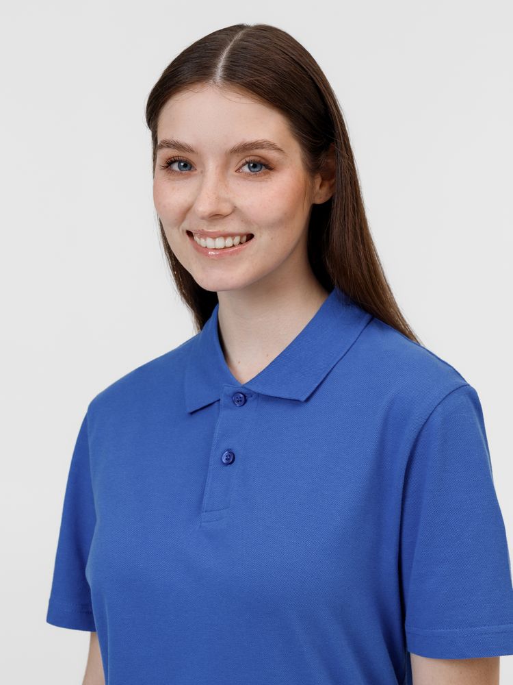 Рубашка поло унисекс Pulse, ярко-синяя (royal) — изображение 10