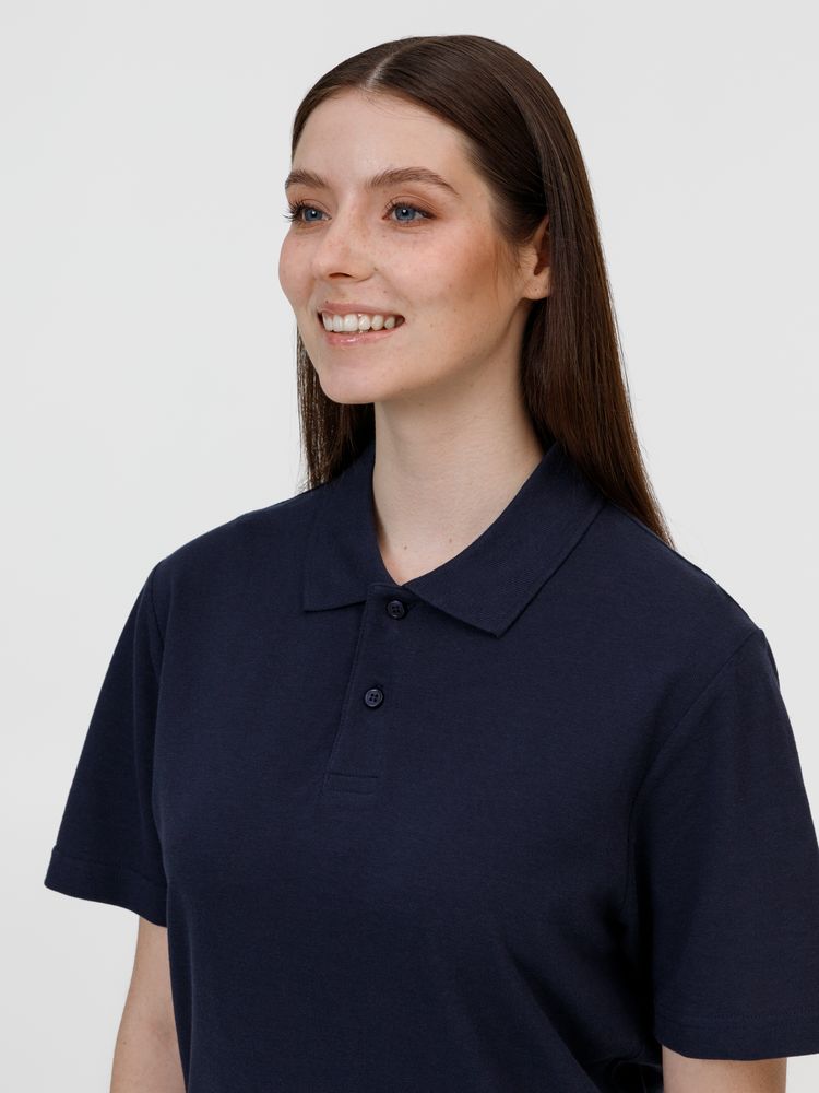 Рубашка поло унисекс Pulse, кобальт (темно-синяя) — изображение 10