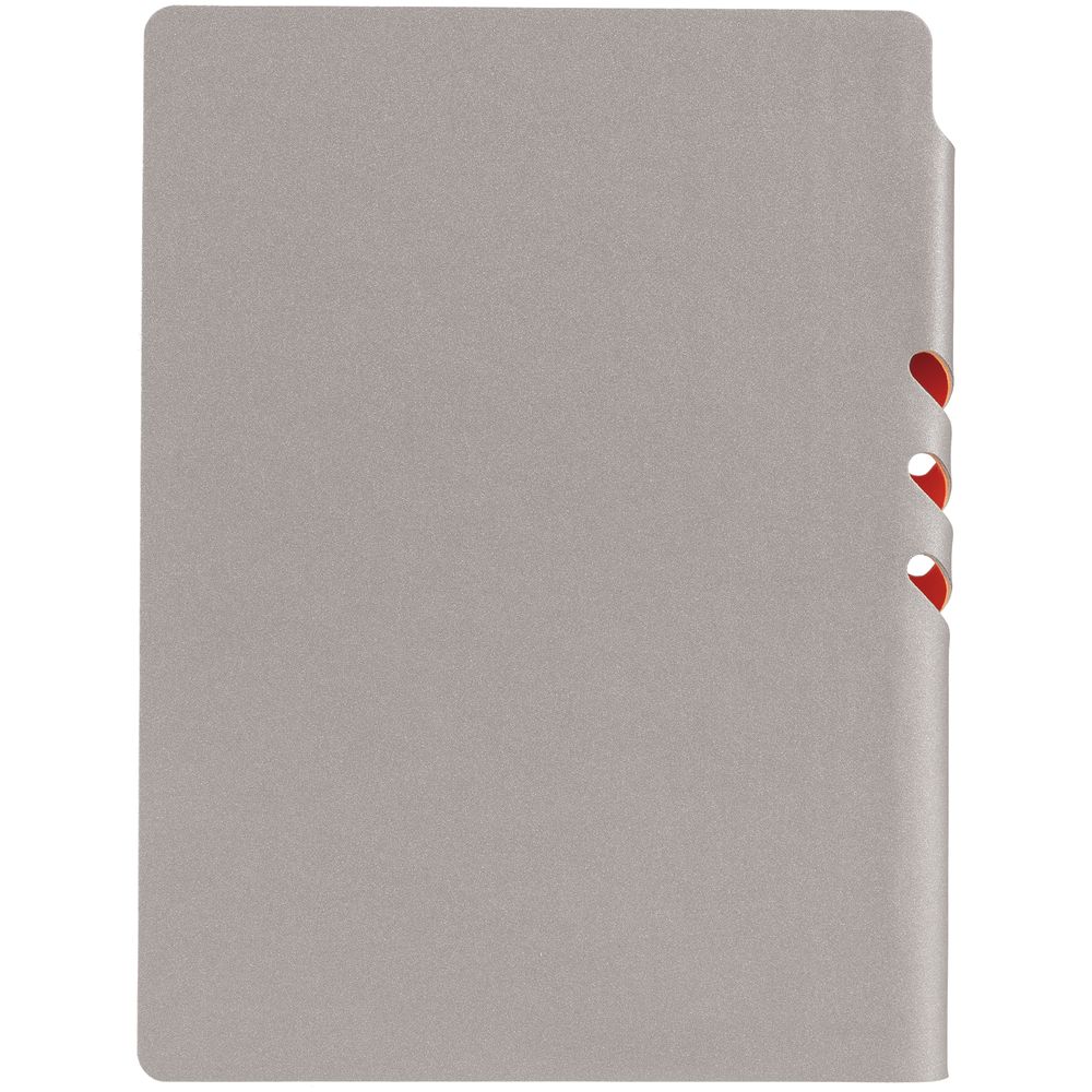 Ежедневник Flexpen, недатированный, серебристо-оранжевый — изображение 5