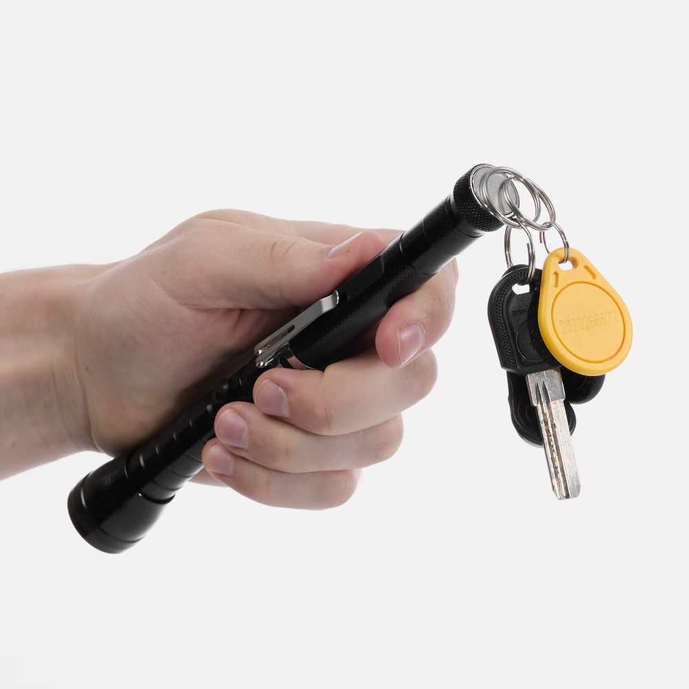 Телескопический фонарь с магнитом Flexion, ver.2, черный — изображение 11