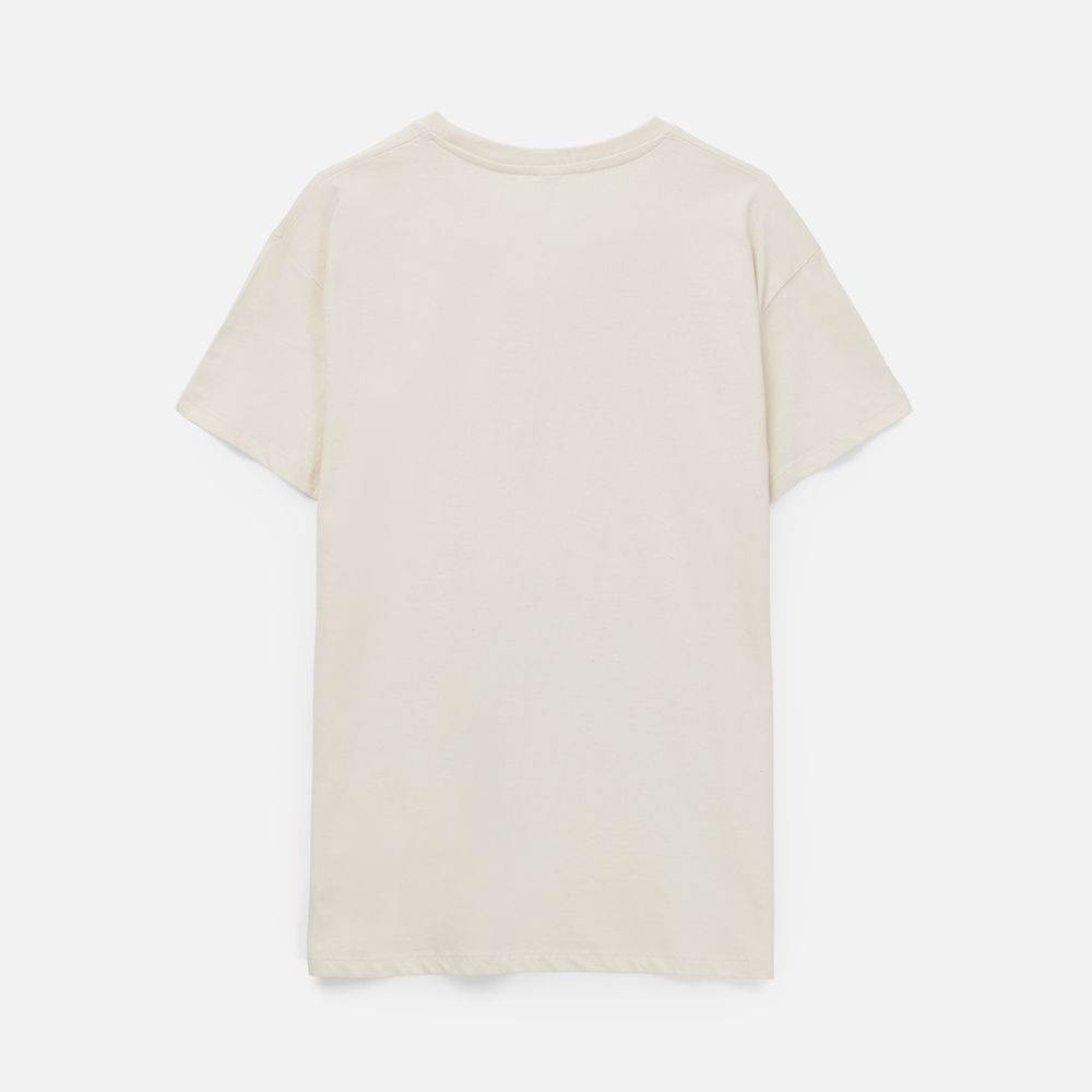 Футболка унисекс Regent 150, светло-бежевая (неокрашенная) — изображение 3