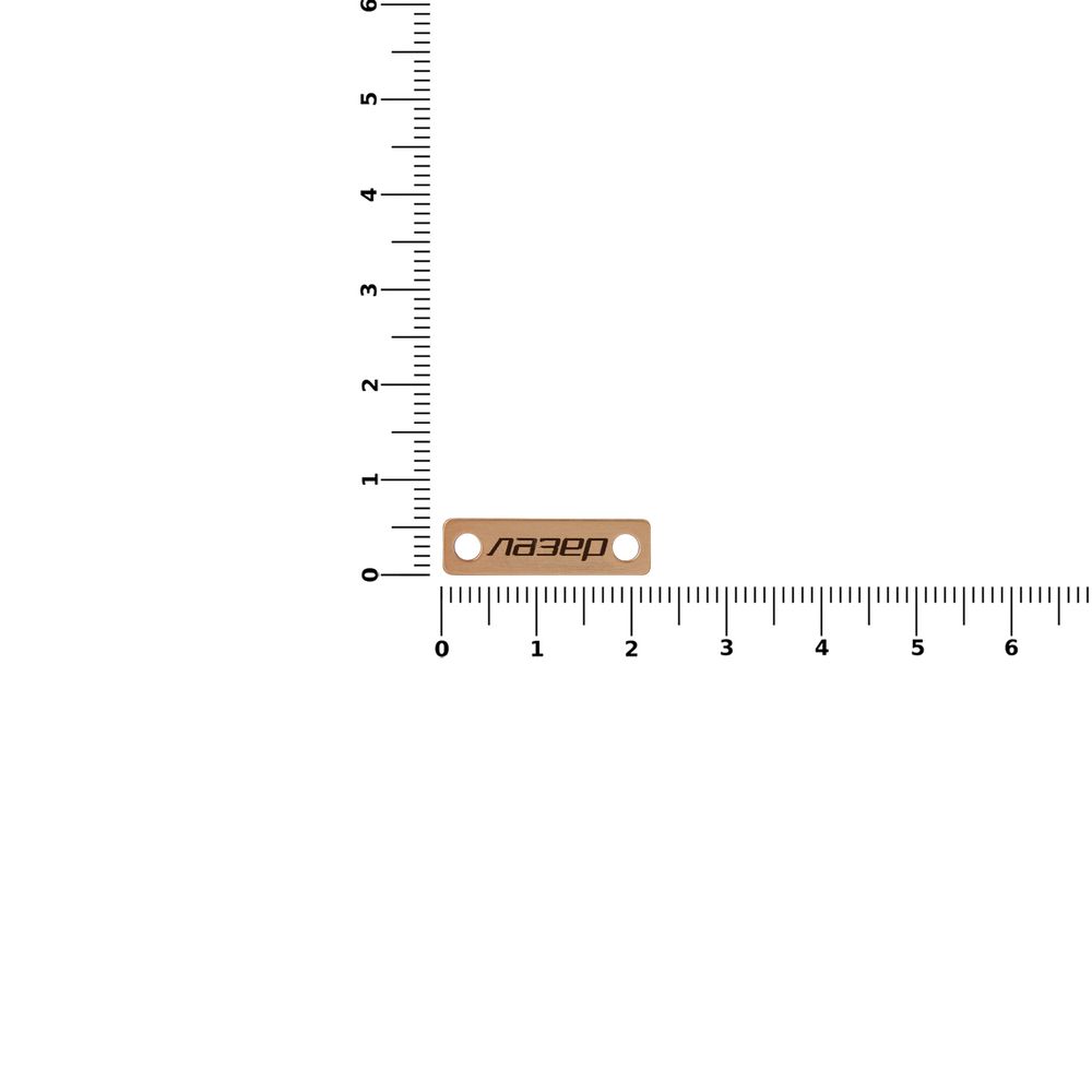 Шильдик металлический Alfa Liten, золотистый — изображение 3