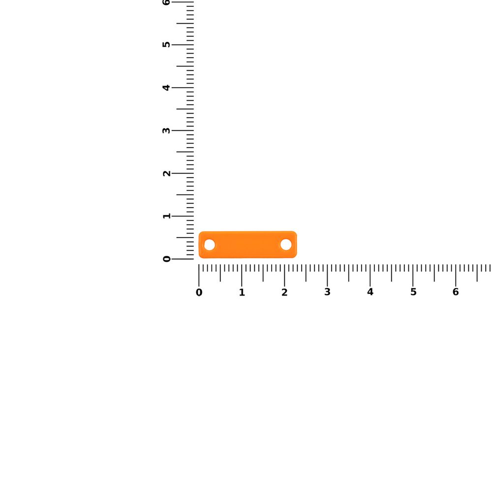 Шильдик металлический Alfa Liten, оранжевый неон — изображение 3