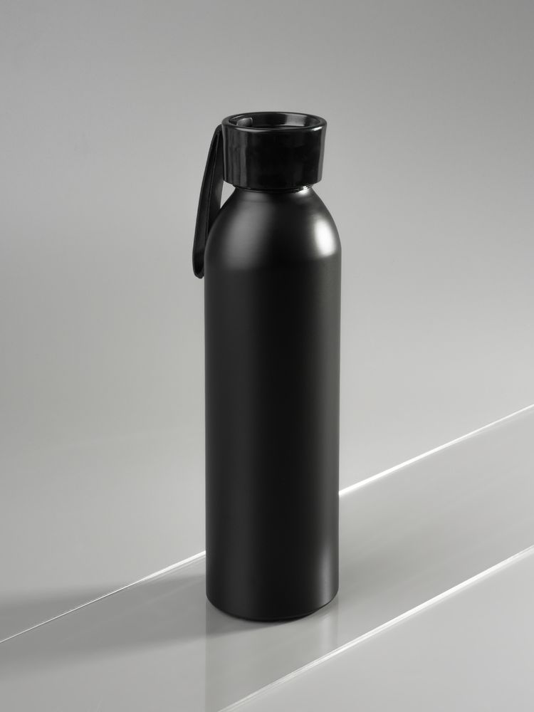 Бутылка для воды Brooke, матовая черная — изображение 8