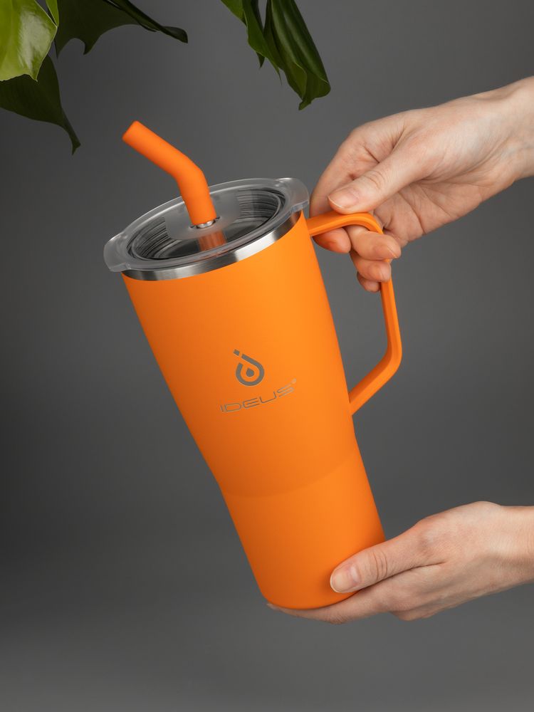 Термостакан Kasumigaoka, оранжевый — изображение 14