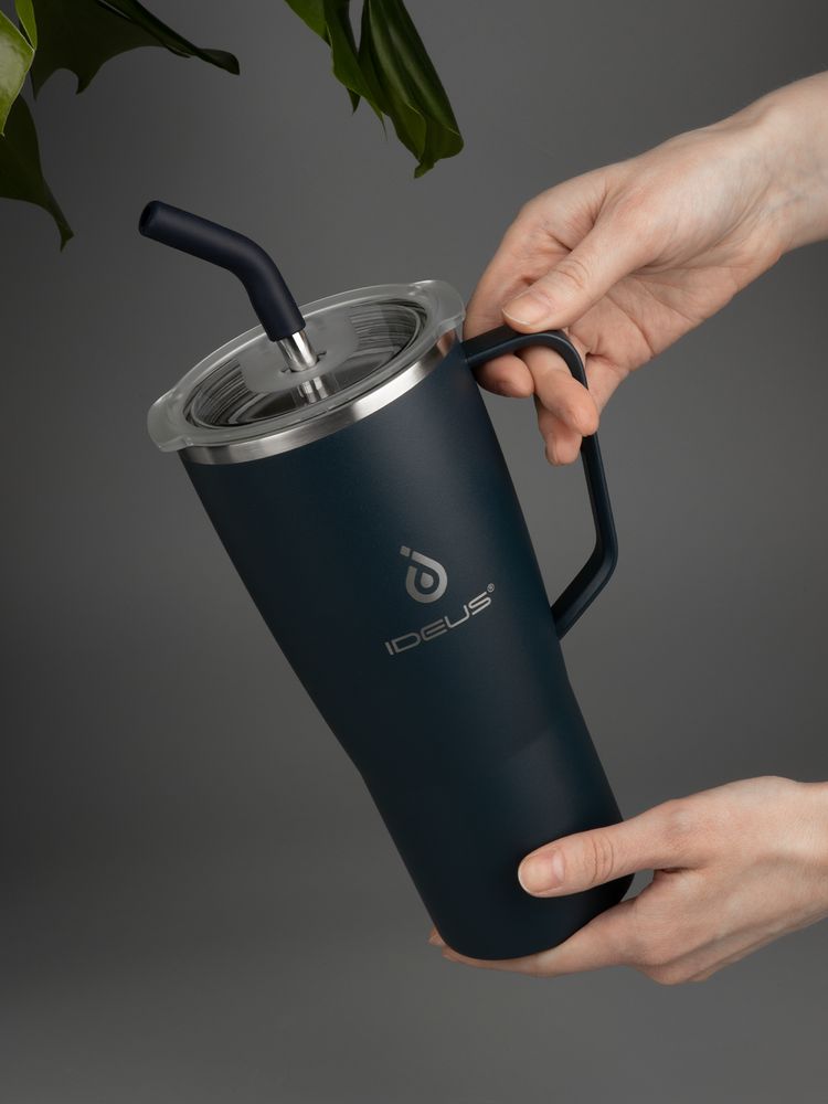 Термостакан Kasumigaoka, темно-синий — изображение 14