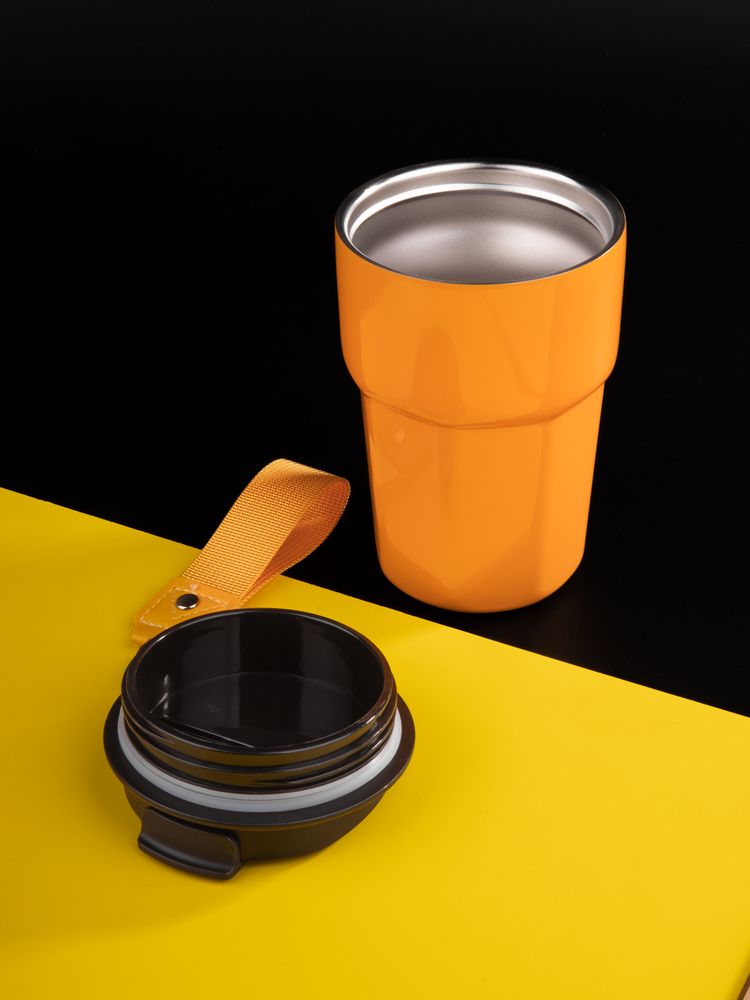 Термостакан Freshbrew, оранжевый — изображение 9