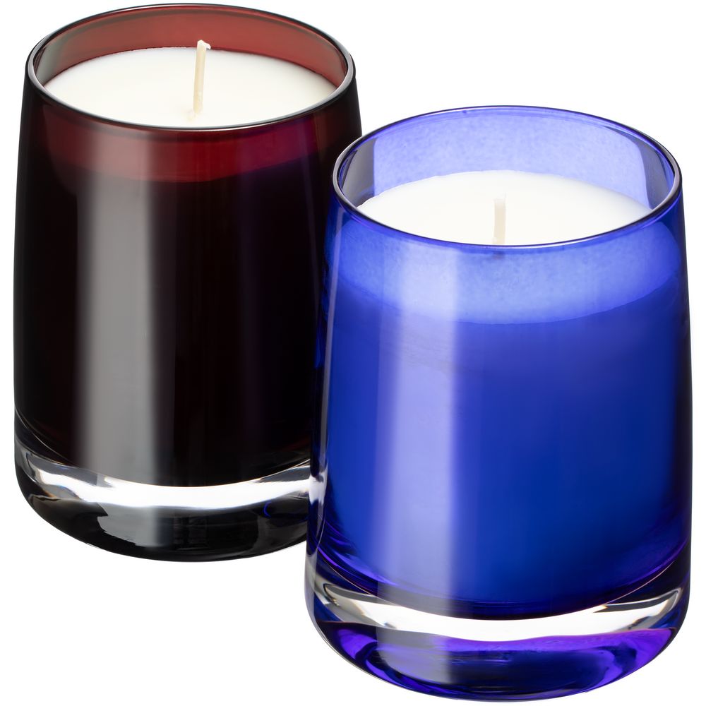 Ароматическая свеча Fragnola, пряная древесина и кардамон, темно-синяя — изображение 4