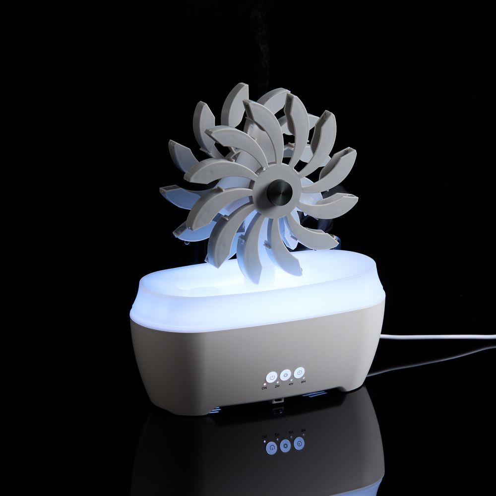 Увлажнитель-ароматизатор Steam Spin, белый с серым — изображение 10