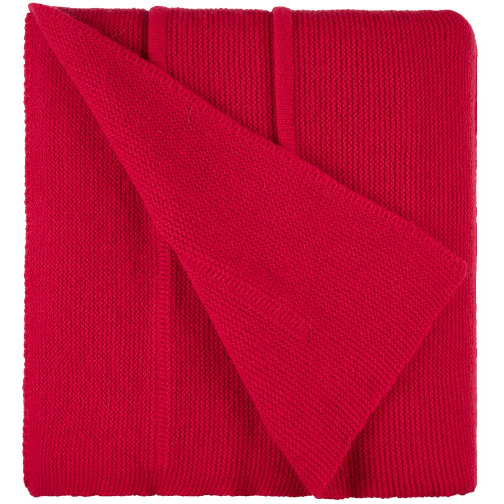 Плед Nessona Alpaca, красный (гвоздика) — изображение 4