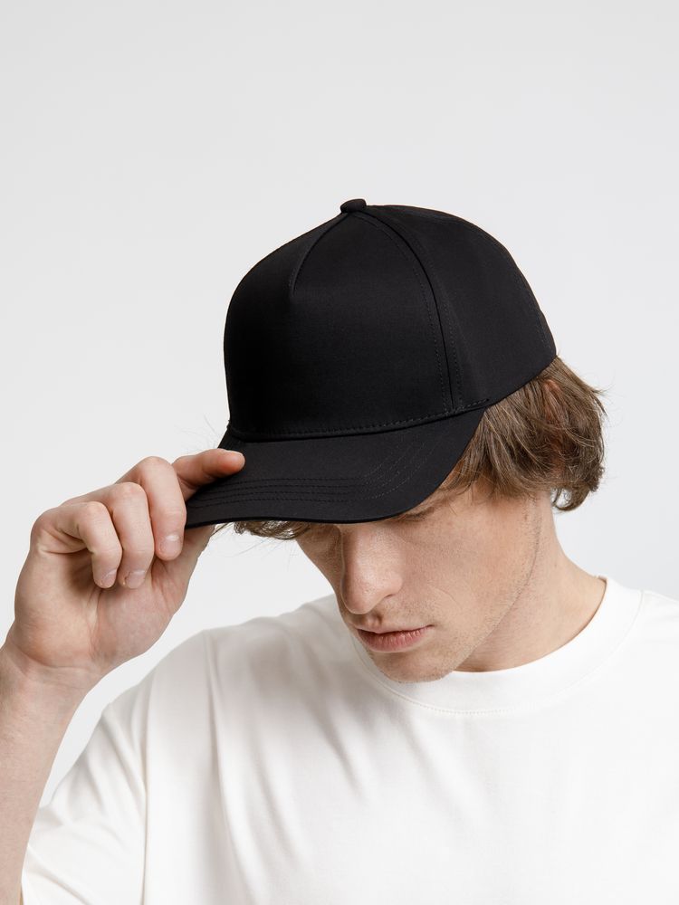 Бейсболка Seguro, черная — изображение 10