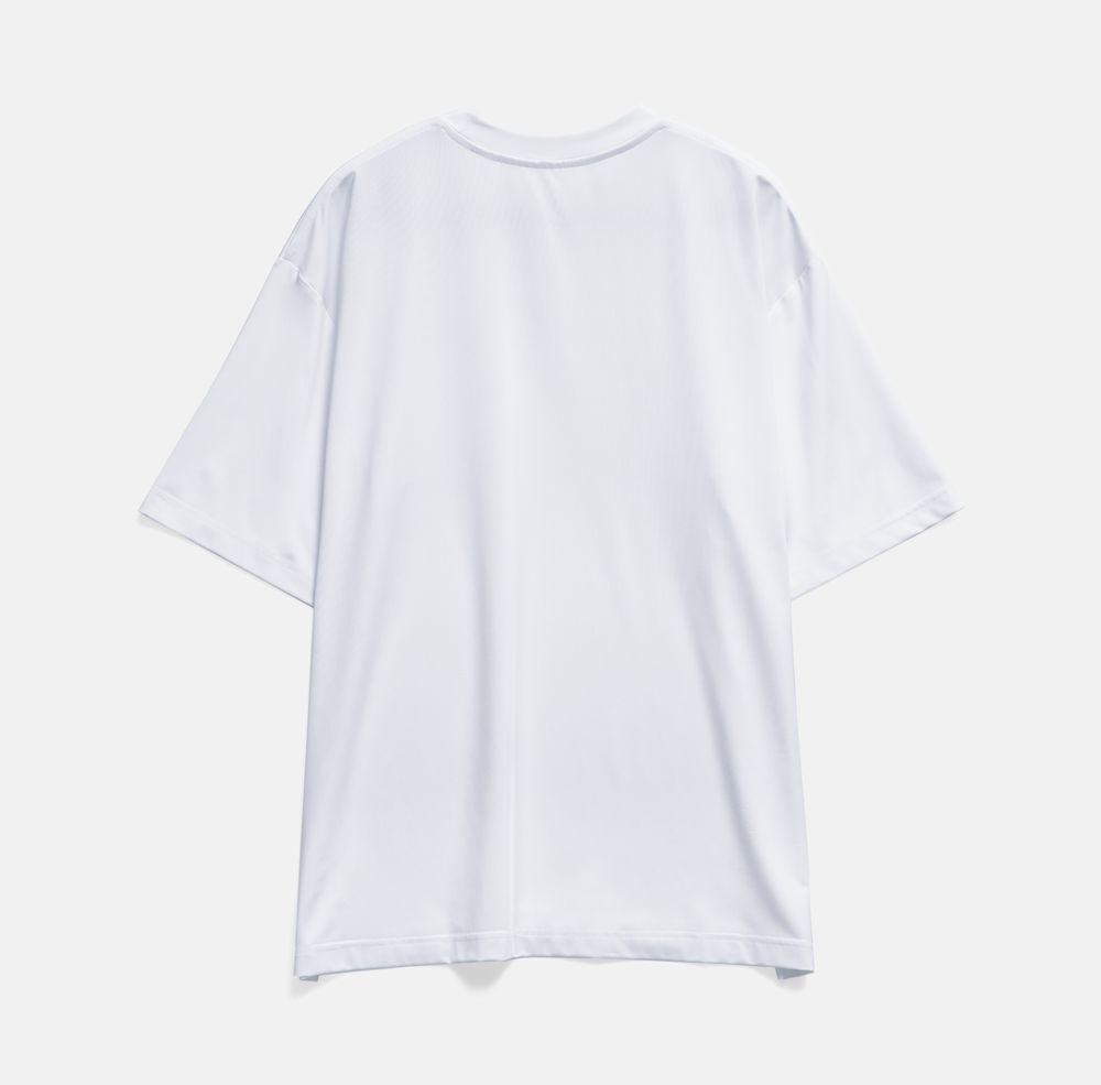 Футболка из бифлекса Morfiss, белая — изображение 5