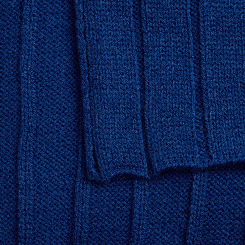 Плед Tressa, темно-синий (кобальт) — изображение 5