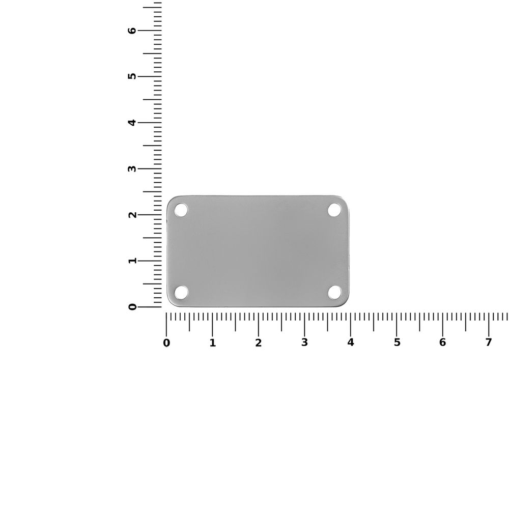 Шильдик металлический Furo, серебристый — изображение 4