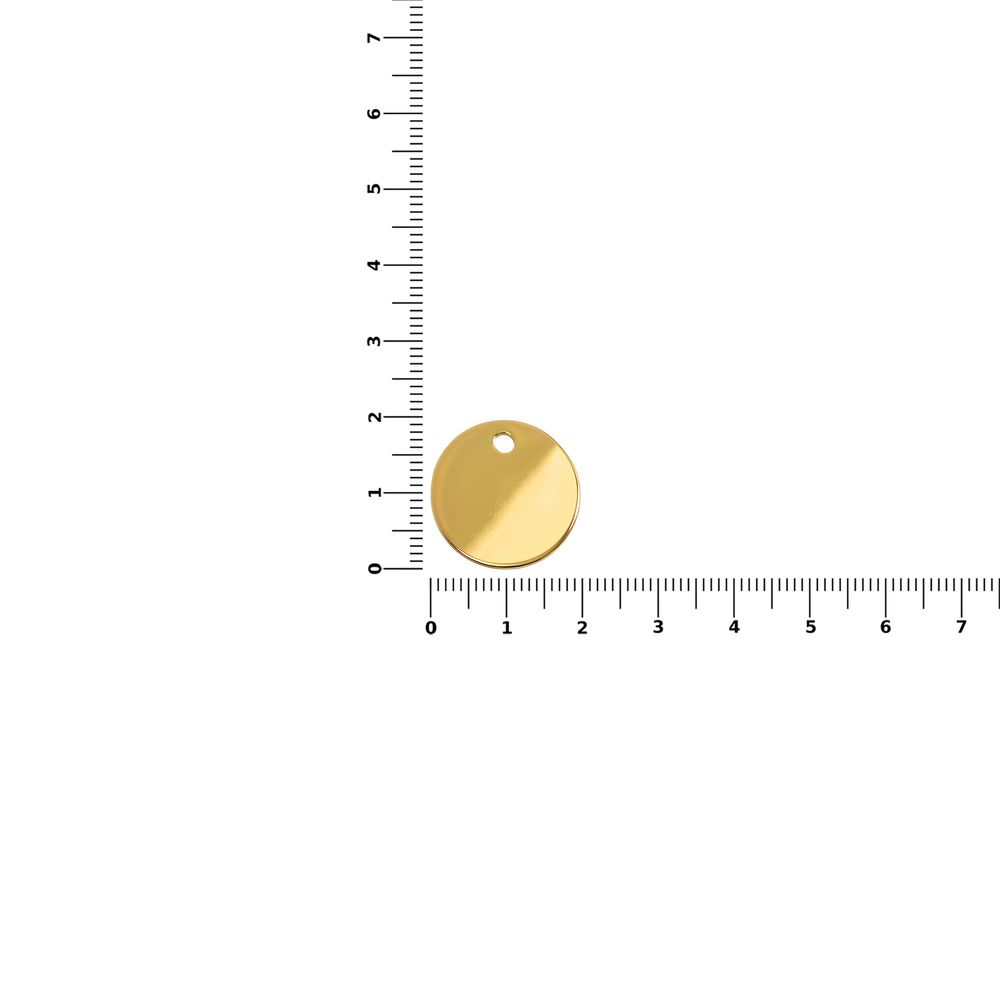 Шильдик металлический Alfa Sirkel, золотистый глянцевый — изображение 4