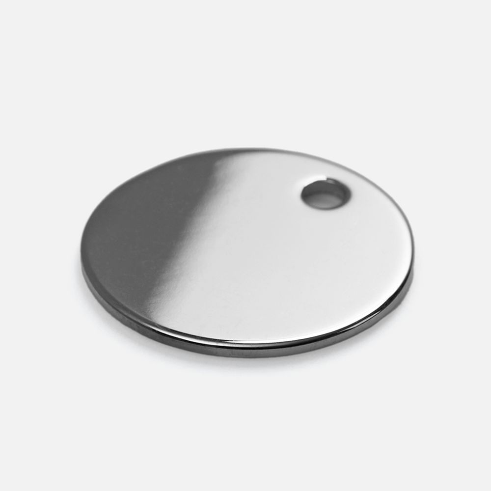 Шильдик металлический Alfa Sirkel, серебристый глянцевый — изображение 3