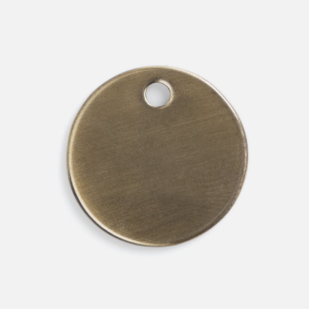 Шильдик металлический Alfa Sirkel, бронзовый