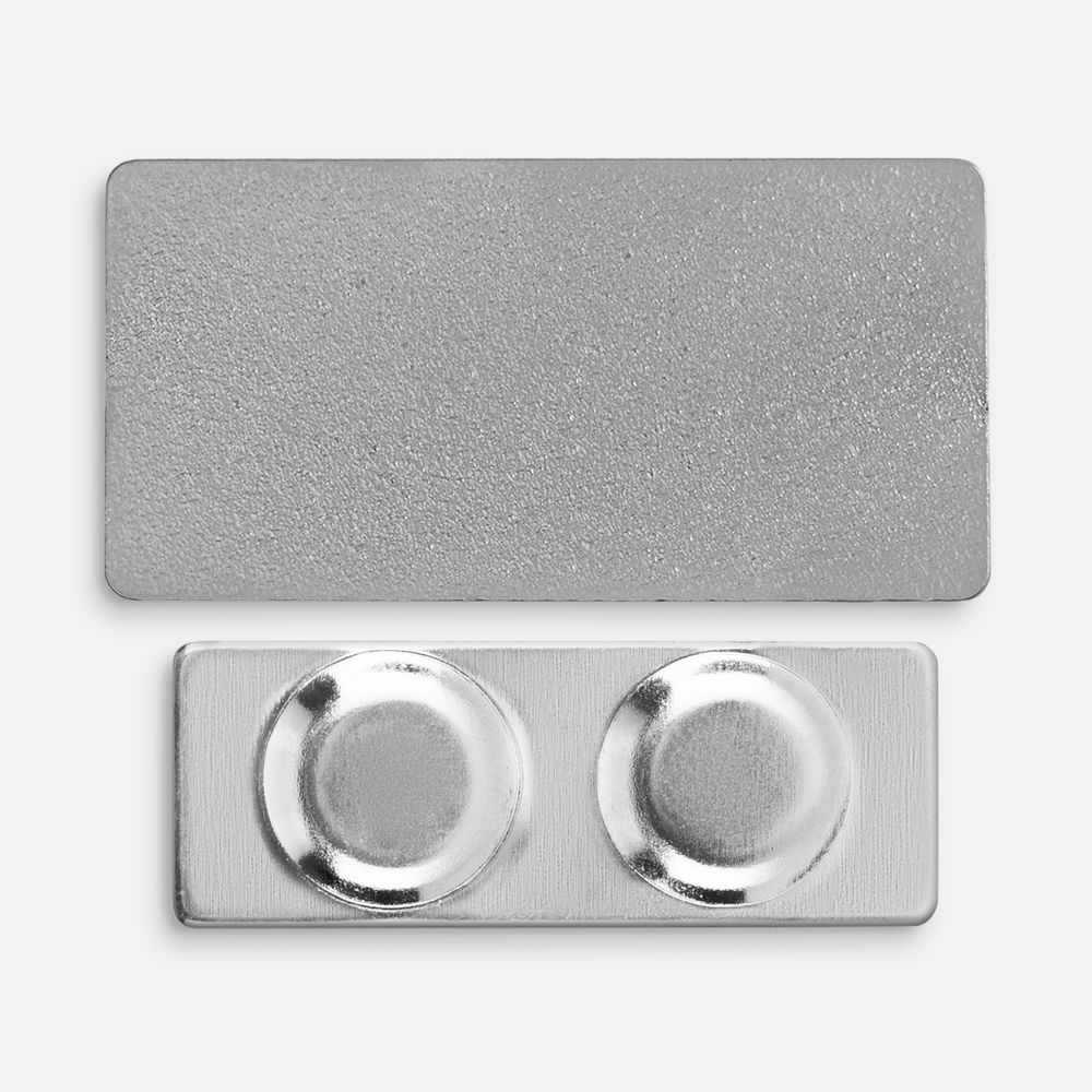Значок Magnet Matto, серебристый глянцевый — изображение 4