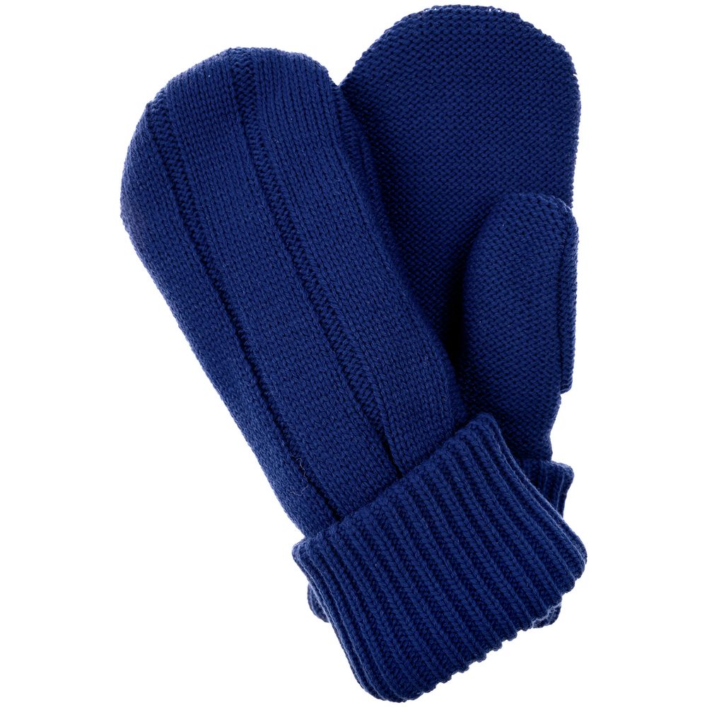 Варежки Knit Beat, темно-синие — изображение 3