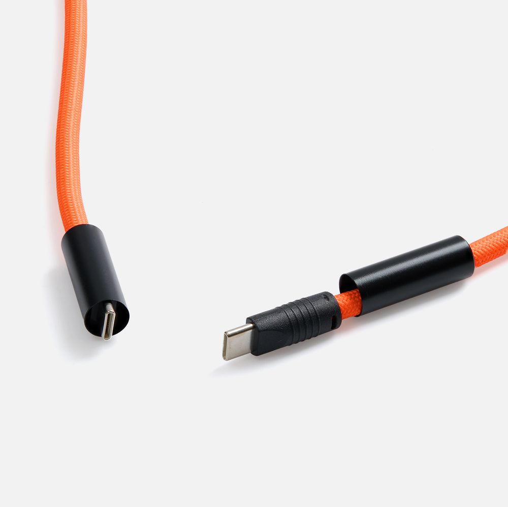 Кабель-ланьярд energyFlex Power Delivery 60 Вт, оранжевый — изображение 6