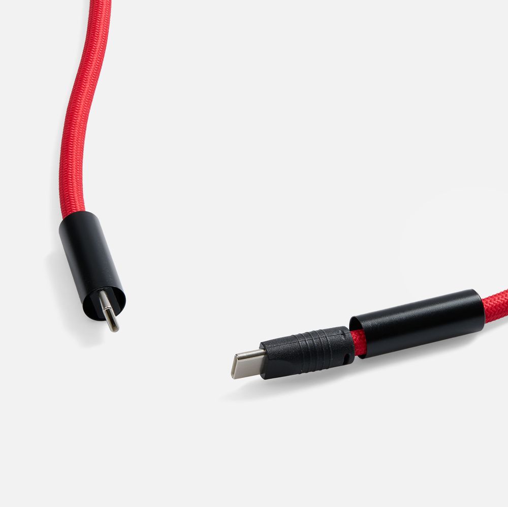 Кабель-ланьярд energyFlex Power Delivery 60 Вт, красный — изображение 5