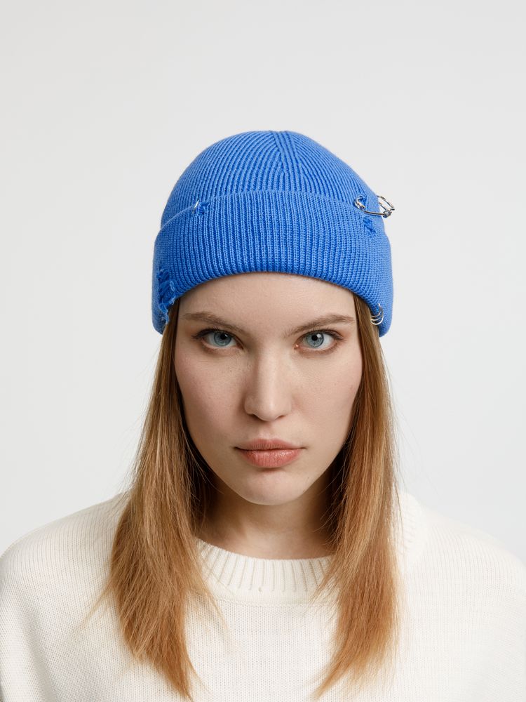 Шапка Pricker, синяя (аква) — изображение 11